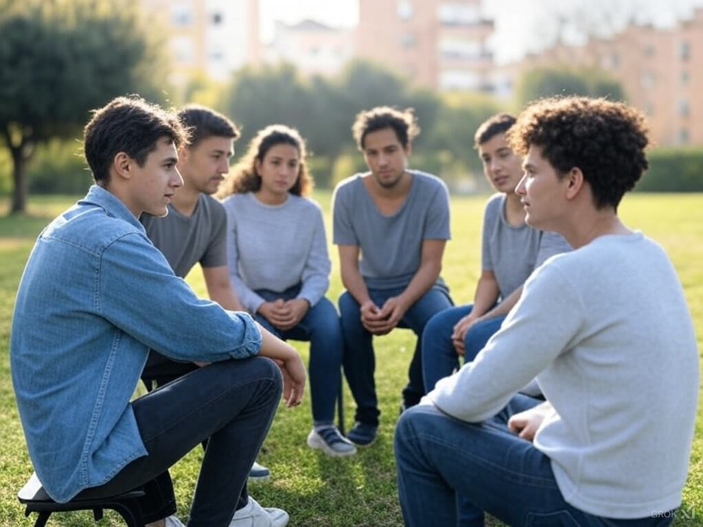 Grupo de personas colaborando en un proyecto